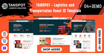 Tanspot - Logistics and Transportation React JS Template