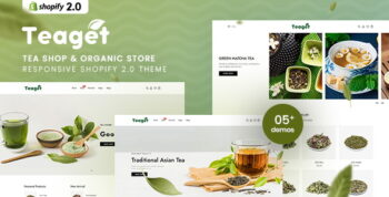 Teaget - Tea Shop & Organic Store Responsive Shopify 2.0 Theme