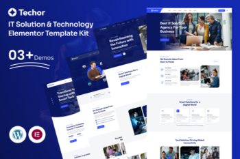 Techor – IT Solution & Technology Elementor Template Kit