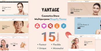Vantage - Beauty Cosmetics Shopify Theme - Multilanguage - RTL Support