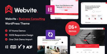 Webvite - Business Consulting WordPress Theme