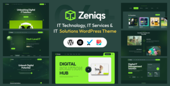 Zeniqs IT - IT Technology and IT Solutions WordPress Theme
