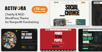 Activora – Charity, NGO & Nonprofit WordPress Theme