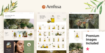 Amfissa - Organic Olive Shop WordPress Theme
