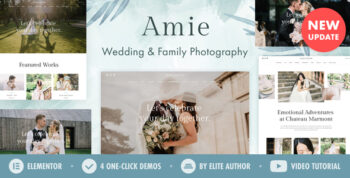 Amie — Wedding Photography WordPress