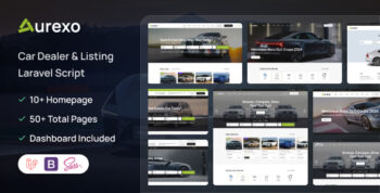 Auxero - Car Dealer & Listing Laravel System