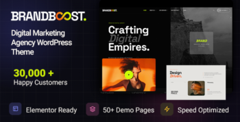 BrandBoost – Digital Marketing Agency WordPress Theme