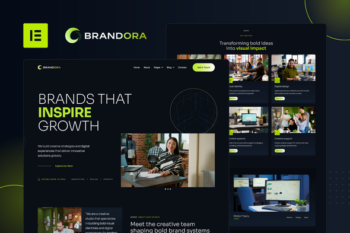 Brandora - Creative Agency Elementor Pro Template Kit
