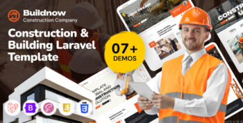 Buildnow - Construction & Building Laravel Template