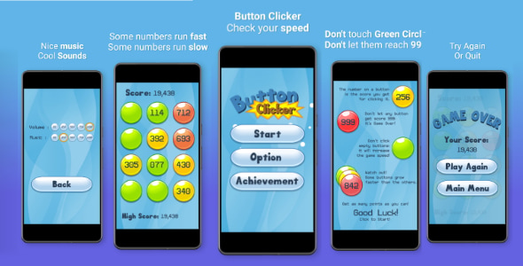 Button Clicker – A Fun Clicker Game | CONSTRUCT 3 | HTML5 | C3P | APK ...