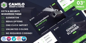 Camilo - CCTV & Security WordPress Theme