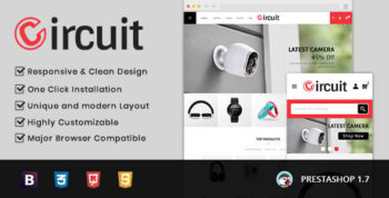 Circuit - Electronic Store Prestashop 1.7 - 9.x Responsive Theme