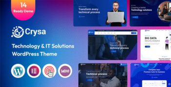Crysa - Technology & IT Services WordPress Theme