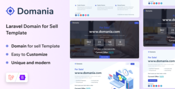 Domania - Domain For Sell Laravel Template