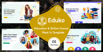 Eduko - Online Course & Education Next Js Template