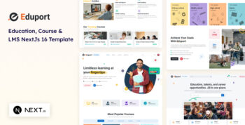 Eduport - Next.js 16 Education Course and LMS Template
