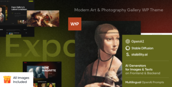 Expo - Art Gallery & Museum WordPress Theme