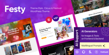 Festy - Theme Park, Funfair, Circus & Festival WordPress Theme