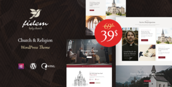 Fidem - Church & Religion WordPress Theme
