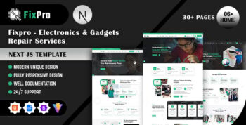 Fixpro - Electronics & Gadgets Repair Services Next JS Template