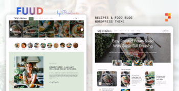 Fuud - Food Blog & Recipes WordPress Theme