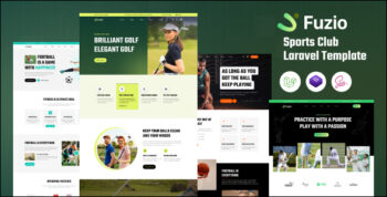 Fuzio - Sports Club Laravel Template