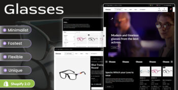 Glasses - Shopify 2.0 Eyeglasses Shop Theme