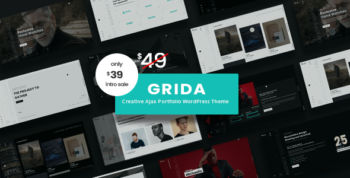 Grida - Ajax Portfolio WordPress Theme