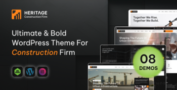 Heritage - Construction & Building WordPress Theme
