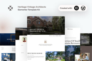 Heritage - Vintage Architects Elementor Pro Template Kit