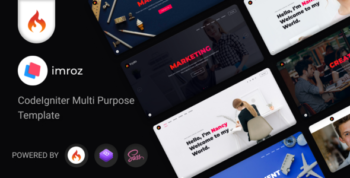 Imroz - Agency and Portfolio CodeIgniter Template