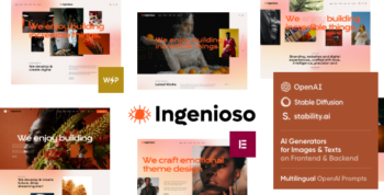Ingenioso - Creative Agency WordPress Theme