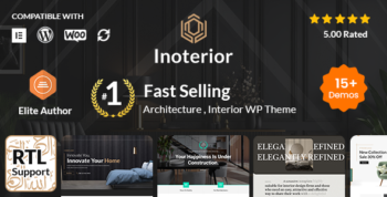 Inoterior - Architecture & Interior Designer WordPress Theme + RTL