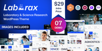 Laborax – Laboratory & Science Research WordPress Theme