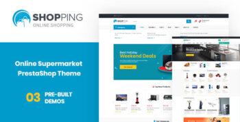 Leo ShopMall-  Supermarket PrestaShop Electronics Theme