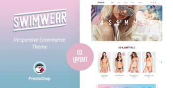 Leo Swimwear - Prestashop Fashion  Store Theme