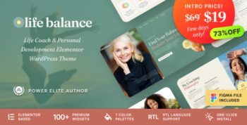 Life Balance – Personal Mentor & Lifestyle Coach WordPress Theme