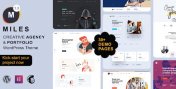Miles - Creative Portfolio & Agency WordPress Theme