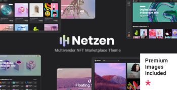 Netzen - Multivendor NFT Marketplace WordPress Theme
