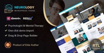 Neurology - Psychology & Counseling WordPress Theme + RTL