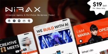 Nirax - Creative Agency & Portfolio WordPress Theme.
