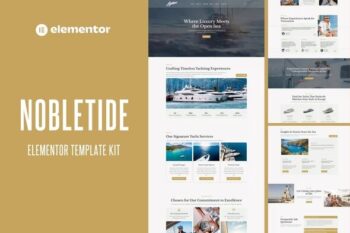 Nobletide - Yatch Boat Club Rental Elementor Template Kit