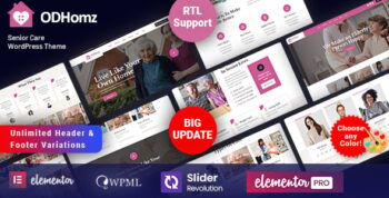 Odhomz - Elderly WordPress Theme