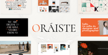 Oráiste - Creative Portfolio Elementor WordPress Theme