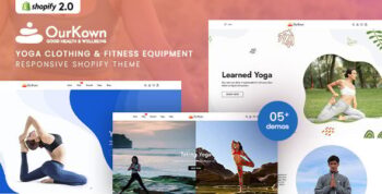 Ourkown - Yoga Clothing & Fitness Equipment Shopify Theme