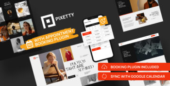 Photographer Booking Theme - Pixetty