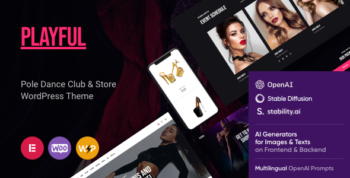 Playful - Pole Dance Nightclub & Karaoke WordPress Theme