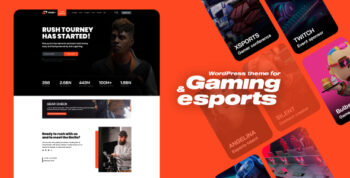 Rush - Esports & Gaming WordPress Theme