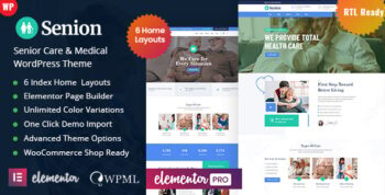 Senion - Senior Care WordPress Theme