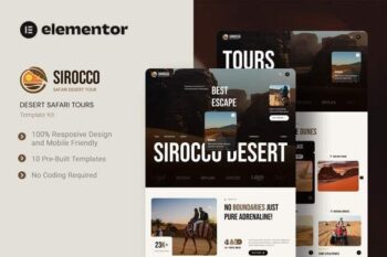 Sirocco - Desert Safari Tours Elementor Template Kit
